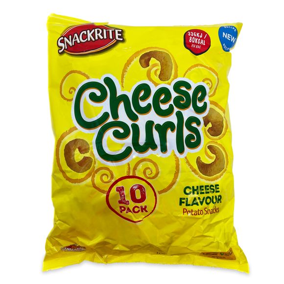 Snackrite Cheese Curls 10x15g ALDI